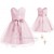 A-Line Sweetheart Beaded Short Pink Chiffon Prom Evening Formal Dresses ED011057