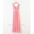 A-Line V-Neck Beaded Long Chiffon Prom Evening Formal Dresses ED011086