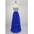 A-Line Sweetheart Beaded Long Blue Chiffon Prom Evening Formal Dresses ED011127