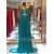 Sheath/Column Sweetheart Beaded Long Chiffon Prom Evening Formal Dresses ED011173