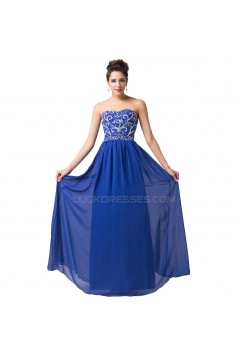 Elegant Beaded Long Chiffon Prom Evening Formal Party Dresses ED010122