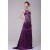 Long Purple Beaded One-Shoulder Prom Evening Formal Party Dresses ED010125
