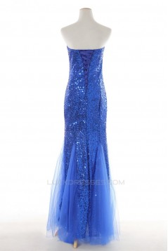 Trumpet/Mermaid Sequins Long Prom Evening Formal Dresses ED011290