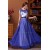 A-Line Long Blue Chiffon Prom Evening Formal Dresses ED011311
