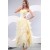 Ball Gown Spaghetti Strap Beaded Yellow Prom Evening Formal Party Dresses ED010135