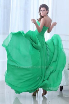 Beaded Sweetheart Chiffon Prom Evening Formal Dresses ED011395