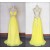 A-Line Sweetheart Long Yellow Chiffon Prom Evening Formal Dresses ED011422