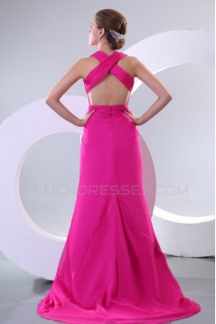 Long Pink Prom Evening Formal Party Dresses ED010166