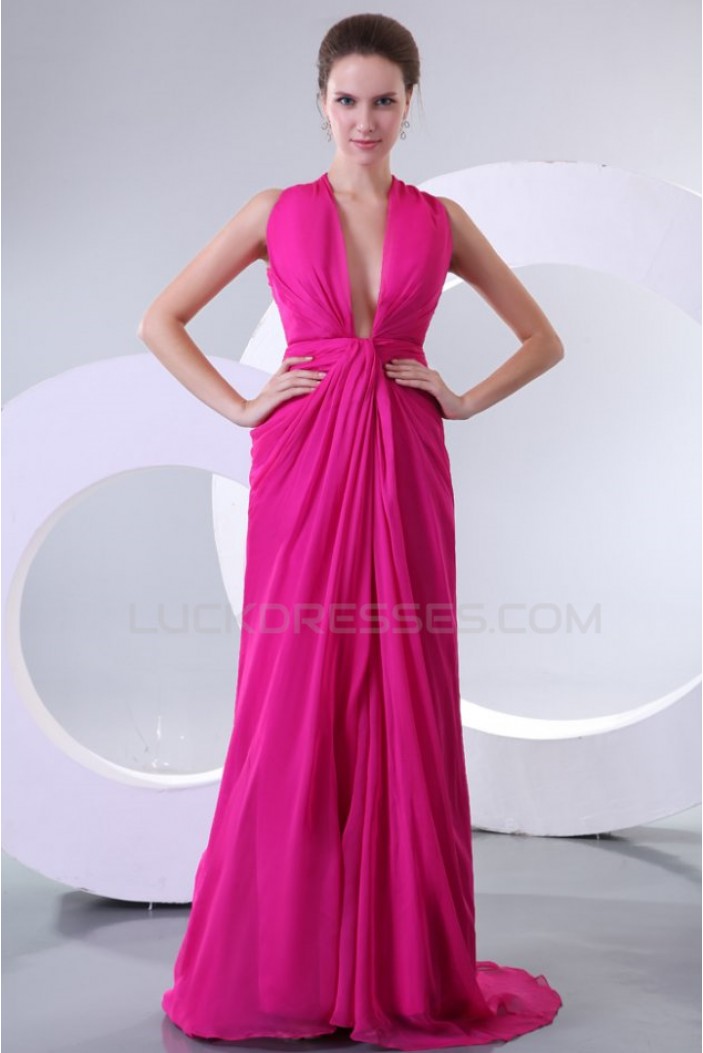 Long Pink Prom Evening Formal Party Dresses ED010166