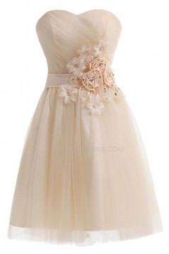 Short Strapless Beaded Prom Evening Formal Party Dresses ED010209