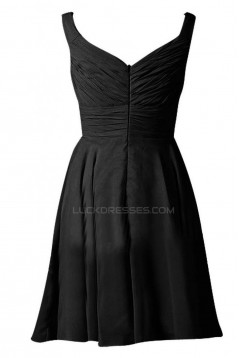 A-Line Short Black Prom Evening Formal Party Dresses ED010229