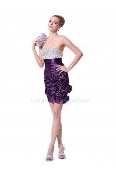 Strapless Short Prom Evening Formal Party Dresses ED010231