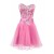 Pink Short Sweetheart Prom Evening Formal Party Dresses ED010246