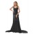 Beaded Long Black Prom Evening Formal Party Dresses ED010275