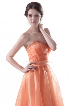 A-Line Sweetheart Beaded Long Prom Evening Formal Party Dresses ED010309