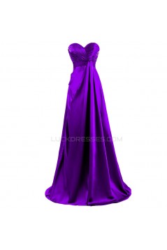 A-Line Sweetheart Long Purple Prom Evening Formal Party Dresses ED010340