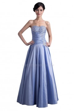 A-Line Sweetheart Long Beaded Prom Evening Formal Party Dresses ED010343