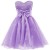 A-Line Sweetheart Beaded Short Purple Prom Evening Formal Party Dresses ED010344