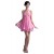 A-Line One-Shoulder Short Pink Prom Evening Formal Party Dresses ED010345