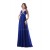 Long Blue Beaded Chiffon Prom Evening Formal Party Dresses ED010364