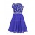 A-Line Strapless Beaded Short Prom Evening Formal Party Dresses ED010399