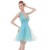 A-Line Short Blue Beaded Prom Evening Formal Party Dresses ED010404