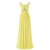 Sheath/Column Beaded Long Yellow Chiffon Prom Evening Formal Party Dresses ED010413