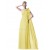 A-Line One-Shoulder Long Yellow Chiffon Prom Evening Formal Party Dresses ED010430