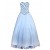 A-Line Sweetheart Beaded Long Blue Prom Evening Formal Party Dresses ED010463