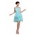One-Shoulder Short Blue Prom Evening Formal Party Dresses ED010481