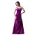 A-Line One-Shoulder Long Purple Prom Evening Formal Party Dresses ED010507