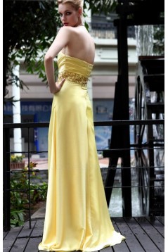 Strapless Long Chiffon Prom Evening Formal Party Dresses ED010512