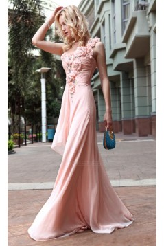 A-Line Beaded Long Chiffon Prom Evening Formal Party Dresses ED010518