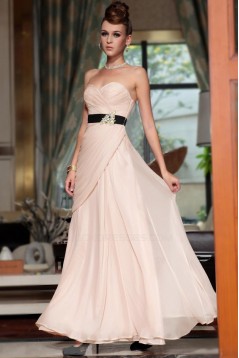 A-Line Sweetheart Long Chiffon Prom Evening Formal Party Dresses ED010535