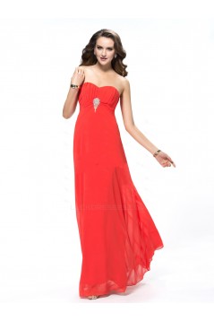 Empire Sweetheart Long Chiffon Prom Evening Formal Party Dresses/Maternity Evening Dresses ED010553
