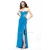 Sheath/Column Sweetheart Long Blue Beaded Prom Evening Formal Party Dresses ED010564