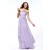 A-Line Strapless Beaded Long Chiffon Prom Evening Formal Party Dresses ED010569