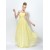 A-Line Strapless Beaded Long Chiffon Prom Evening Formal Party Dresses ED010578