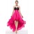 High Low Sweetheart Sequin Beaded Chiffon Prom Evening Formal Party Dresses ED010649