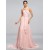 A-Line Long Pink Chiffon Prom Evening Formal Party Dresses ED010691