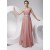 A-Line Strapless Beaded Long Chiffon Prom Evening Formal Party Dresses ED010699