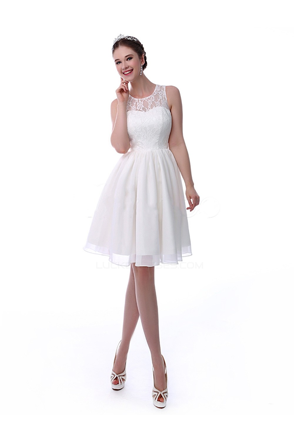 Short White A Line Dress Clearance, 58 ...