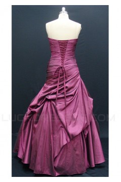 Strapless Long Sequin Prom Evening Formal Party Dresses ED010730