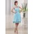 A-Line Halter Knee-Length Prom Evening Bridesmaid Dresses ED010796