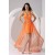 High Low V-Neck Lace and Chiffon Prom Evening Dresses ED010807