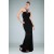 Long Black Beaded Prom Evening Dresses ED010844