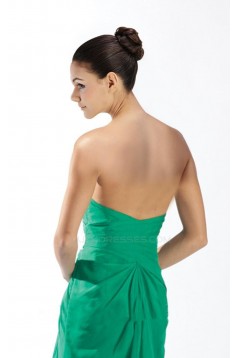 Sheath Sweetheart Long Green Chiffon Prom Evening Formal Dresses ED010853