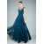 A-Line Straps Long Chiffon Prom Evening Formal Dresses ED010877