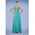 A-Line V-Neck Beaded Long Chiffon Prom Evening Formal Dresses ED010896