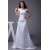 A-Line Off-the-Shoulder Long White Prom Evening Formal Dresses ED010928